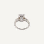 3.04 Carat Emerald-cut Statement | VS1 | 14K White Gold | Everyday Royalty - Image 4