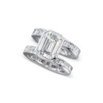 3.27 Carat Emerald-cut Statement | 14K White Gold | A Classic Statement