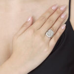 3.94 Carat Emerald-cut Statement | 14K White Gold | Modern Nobility - Image 4