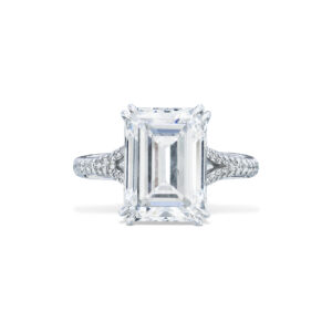 5 Carat Emerald-cut Statement | VVS | 14K White Gold | Flawless-Level Presence