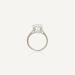 5.88 Carat Emerald-cut Statement | VVS | 14K White Gold | Crystal-Clear Grandeur - Image 3