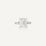 6 Carat Emerald-cut Statement | 14K White Gold | Heirloom-Worthy Glow | Heirloom - Image 2