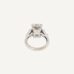 6 Carat Emerald-cut Statement | 14K White Gold | Signature Sophistication - Image 3