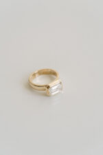 1.5 Carat Emerald-cut Statement | 14K White Gold | Graceful Brilliance - Image 3
