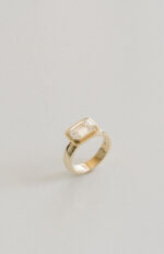 1.5 Carat Emerald-cut Statement | 14K White Gold | Graceful Brilliance