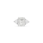 5 Carat Emerald-cut Statement | VVS | 14K White Gold | Crystal-Clear Grandeur