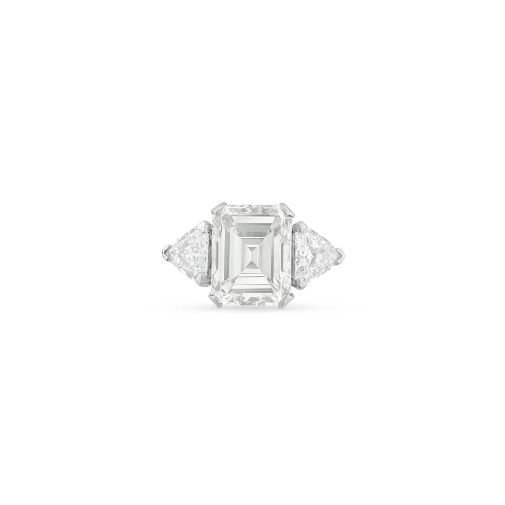 5 Carat Emerald-cut Statement / I color | VS | 14K White Gold | Refined Grandeur