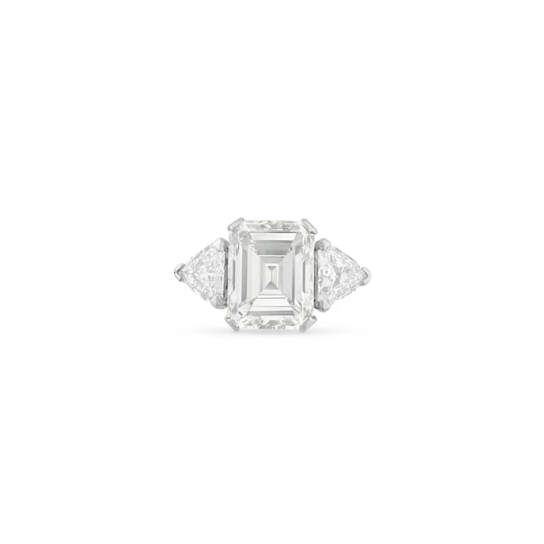 5 Carat Emerald-cut Statement / I color | VS | 14K White Gold | Refined Grandeur
