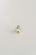 1.5 Carat Emerald-cut Statement | 14K White Gold | Elegant Sparkle | Heirloom - Image 2