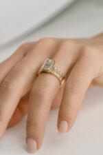 1.5 Carat Emerald-cut Statement | 14K White Gold | Elegant Sparkle | Heirloom - Image 4