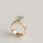 1.5 Carat Emerald-cut Statement | 14K White Gold | Elegant Sparkle | Heirloom