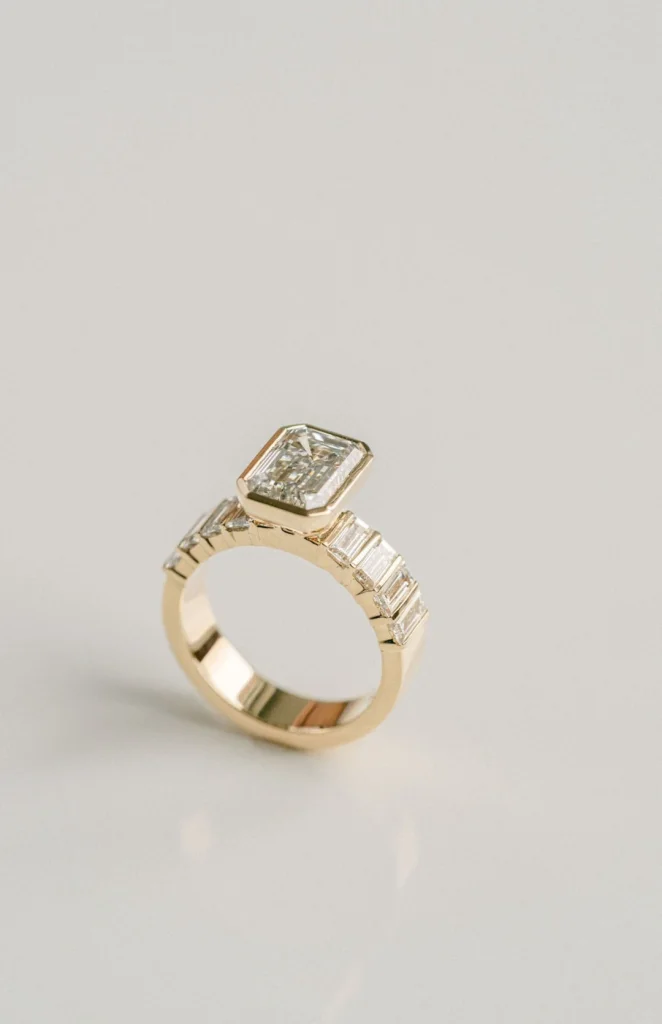 1.5 Carat Emerald-cut Statement | 14K White Gold | Elegant Sparkle | Heirloom