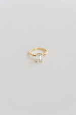 2 Carat Emerald-cut Statement | 14K White Gold | A Classic Statement | Heirloom - Image 3