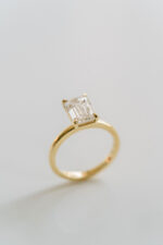 2 Carat Emerald-cut Statement | 14K White Gold | A Classic Statement | Heirloom - Image 5