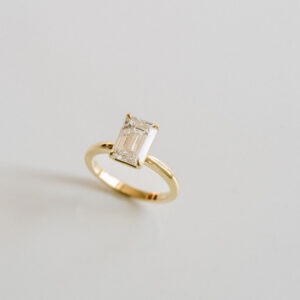 2 Carat Emerald-cut Statement | 14K White Gold | A Classic Statement | Heirloom