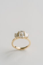 2.5 Carat Emerald-cut Statement | 14K White Gold | Modern Nobility | Signature - Image 2