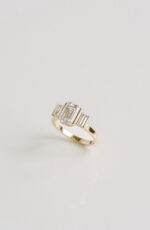 2.5 Carat Emerald-cut Statement | 14K White Gold | Modern Nobility | Signature - Image 3