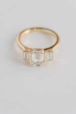2.5 Carat Emerald-cut Statement | 14K White Gold | Modern Nobility | Signature - Image 4