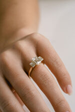 2.5 Carat Emerald-cut Statement | 14K White Gold | Modern Nobility | Signature - Image 6