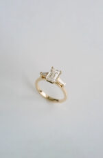 2 Carat Emerald-cut Statement | 14K White Gold | Quiet Power | Collector-Grade - Image 2