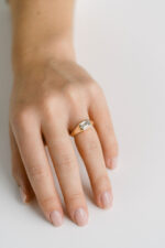 1.5 Carat Emerald Diamond Ring | SI | 14K White Gold | Graceful Brilliance - Image 4