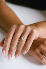 1.5 Carat Emerald-cut Statement | 14K White Gold | Elegant Sparkle | Signature - Image 2