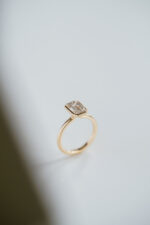 1.5 Carat Emerald-cut Statement | 14K White Gold | Elegant Sparkle | Signature - Image 3