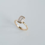 1.5 Carat Emerald-cut Statement | 14K White Gold | Elegant Sparkle | Signature