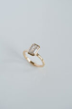 1.5 Carat Emerald-cut Statement | 14K White Gold | Elegant Sparkle | Signature