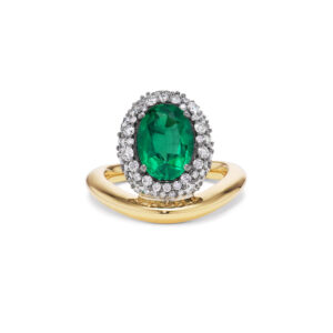 Emerald Statement | 14K White Gold | Classic Charm | High Jewellery