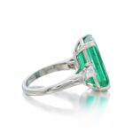 8.88 Carat Emerald-cut Statement | 14K White Gold | Heirloom-Worthy Glow - Image 3