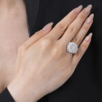 1 Carat Round Brilliant Statement | Fancy Yellow | 14K White Gold - Image 4