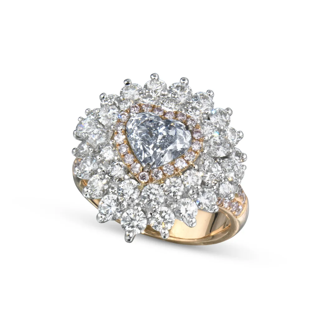 1 Carat Round Brilliant Statement | Fancy Yellow | 14K White Gold