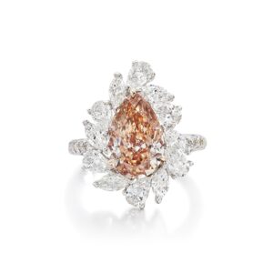 3.64 Carat Pear Statement | Fancy Yellow | 14K White Gold | A Crown-Worthy Fancy Rarity