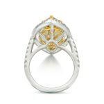 8.59 Carat Marquise Statement | Fancy Yellow | 14K White Gold | Rare Fancy-Color Splendour - Image 4