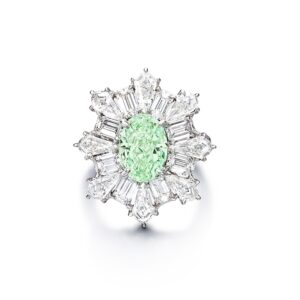 3.04 Carat Oval Statement | Fancy Yellow | 14K White Gold | Rare Fancy-Color Splendour