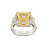 10.22 Carat Round Brilliant Statement | Fancy Yellow | 14K White Gold - Image 3