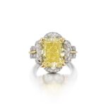 Round Brilliant Statement | Fancy Yellow | 14K White Gold | Colour-Collector’s Treasure