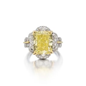 Round Brilliant Statement | Fancy Yellow | 14K White Gold | Colour-Collector’s Treasure