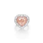 6.03 Carat Heart Shape Statement | Champagne | 14K White Gold | Heirloom-Worthy Glow