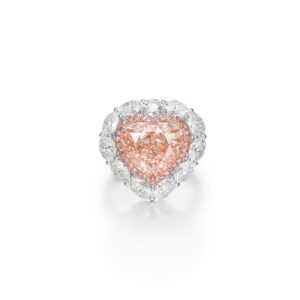 6.03 Carat Heart Shape Statement | Champagne | 14K White Gold | Heirloom-Worthy Glow