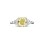 2.05 Carat Cushion Statement | Fancy Yellow | 18K Gold | Sunlit Royal Radiance