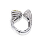 3.17 Carat Pear Statement | Fancy Yellow | 14K White Gold | Colour-Collector’s Treasure - Image 3