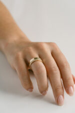 Round Brilliant Band | Brilliant White | 14K White Gold | Graceful Brilliance | Heirloom - Image 4