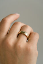 Round Brilliant Band | Brilliant White | 14K White Gold | Graceful Brilliance | Heirloom - Image 5