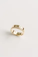 Round Brilliant Band | Brilliant White | 14K White Gold | Graceful Brilliance | Heirloom