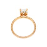 2 Carat Cushion Diamond Ring | Brilliant White | 18K Rose Gold | A Classic Statement - Image 3