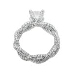 4.73 Carat Round Brilliant Diamond Ring | Brilliant White | 18K White Gold | Modern Nobility - Image 4