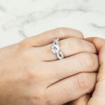 4.73 Carat Round Brilliant Diamond Ring | Brilliant White | 18K White Gold | Modern Nobility - Image 5