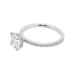 1.51 Carat Radiant Diamond Ring | Brilliant White | 18K White Gold | Elegant Sparkle - Image 3